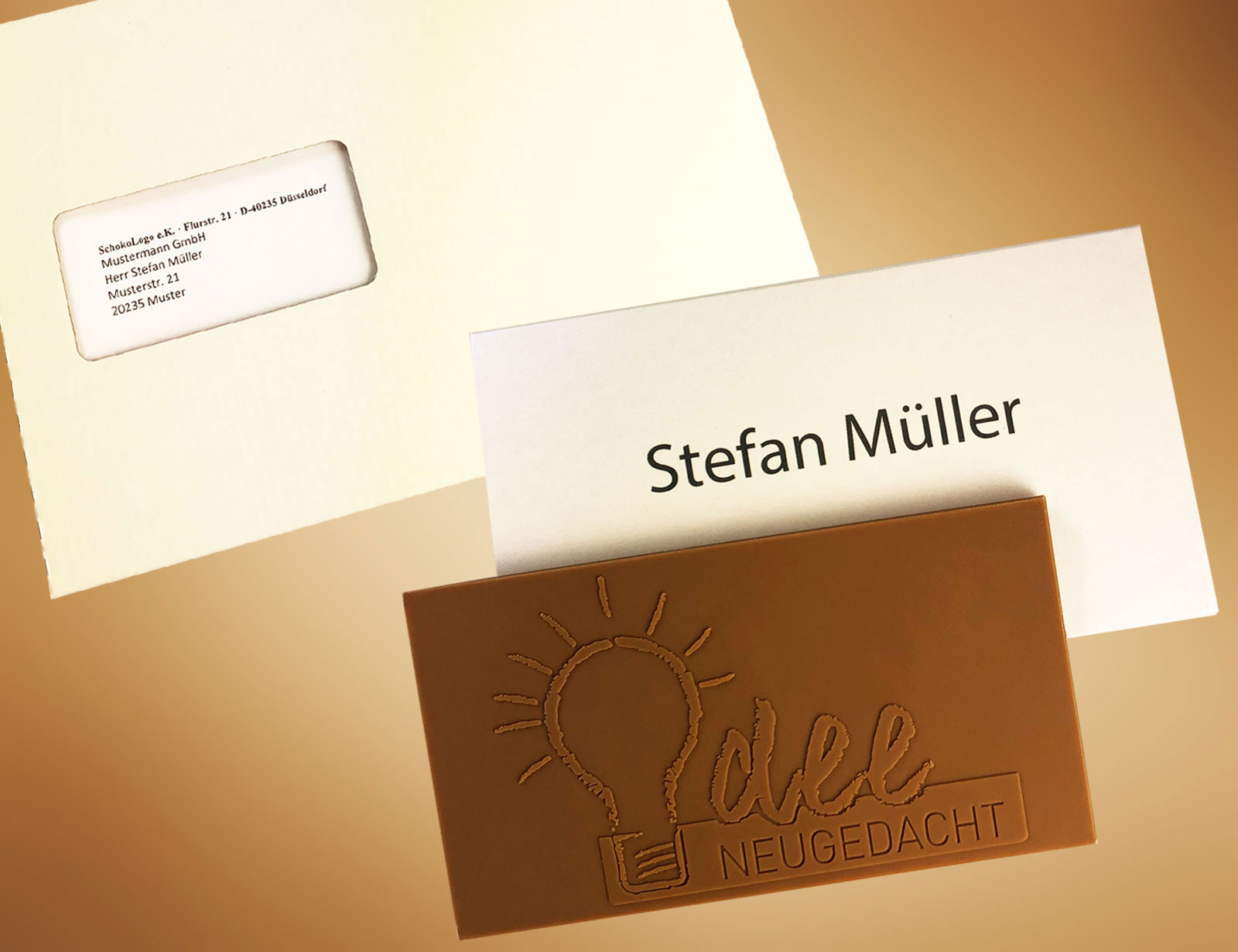 Personalisierte Weiße Schachtel Mailing